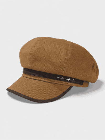 High-grade Solid Color Layering All Cotton Octagonal Cap Women's Light Luxury Japanese Style Casual Beret South Korea Painter Hat