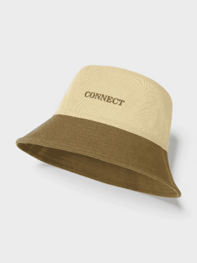 Double-sided Fisherman Hat Women's Spring and Summer Pure Cotton Basin Hat Japanese Fashion Contrast Color Casual Hat Couple's Same Style Sun Hat