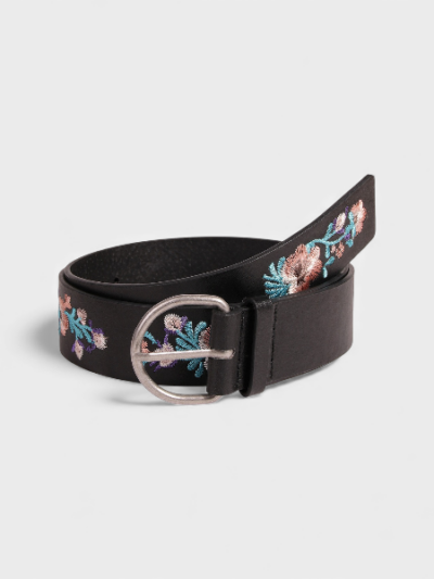 Large number of manufacturers in stock new ethnic style women's embroidered pin buckle belt Amazon cross-border e-commerce wholesale belt