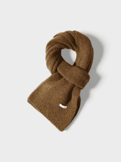 Autumn and winter women's scarf wool blended warm scarf men's multi-color simple all-match shawl cold-proof neck scarf