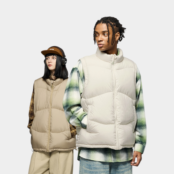 INF Men's | Light Portable Puff Down Vest 2024 Fall/Winter New 90 White Duck Down Warm Vest Jacket