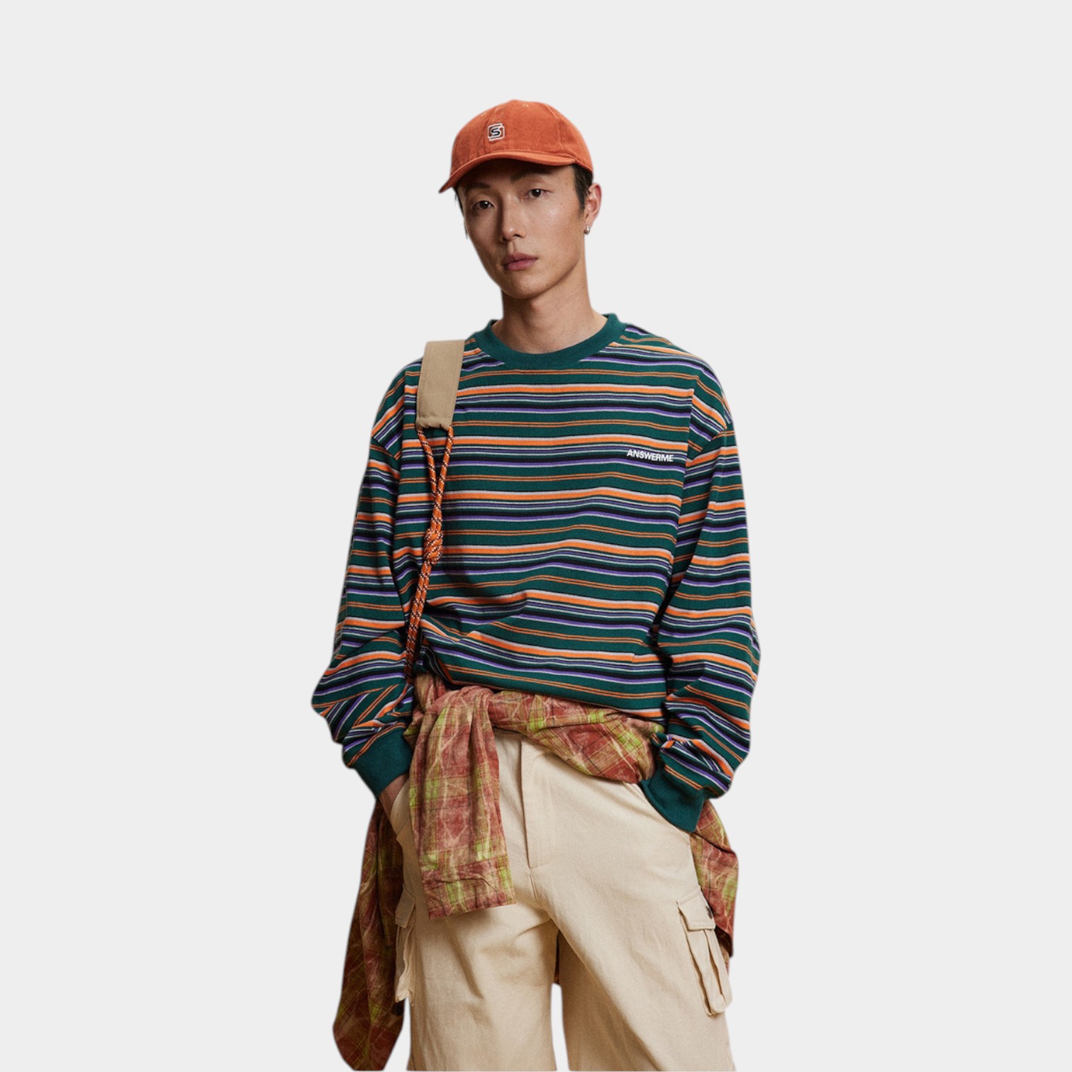 Herren Sweatshirt mit Textdruck und langen Ärmeln – Bild 6