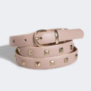 Women's Belt Rivet Fashion Thin Belt Foreign Trade All-match Casual Women's Belt - copy