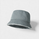 Summer New Arrival Denim Style Fisherman Hat Korean Style Fashionable Face Shown Small Basin Hat Women's Simple Fashionable Rouge Pure Cotton Plain Hat