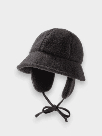 Designer South Korea Detachable Ear Protection Lamb Wool Fisherman Hat Children's East Gate Autumn and Winter New Duck Tongue Pot Hat