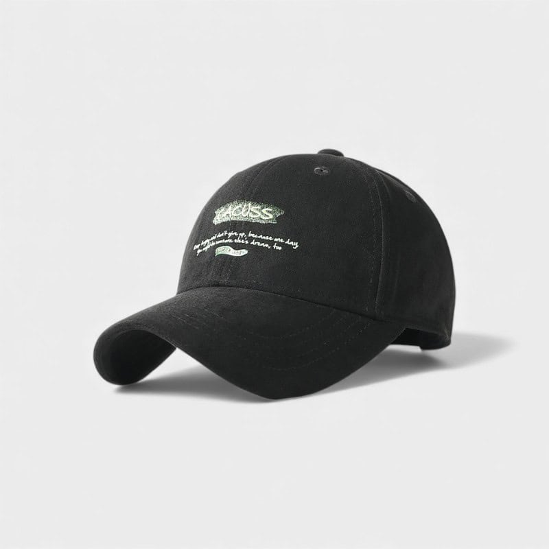 Autumn and Winter new baseball cap Women's suede big head circumference face-looking small peaked cap Korean fashion hard top hat men