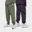 INF Men's Wear | Small and Large Plus 350g fleece-lined Loose Tide Brand Solid Color Simple Pants Beat Pants Sports Pants