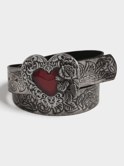 Damen Gürtel mit Blumenmuster für Freizeitkleidung