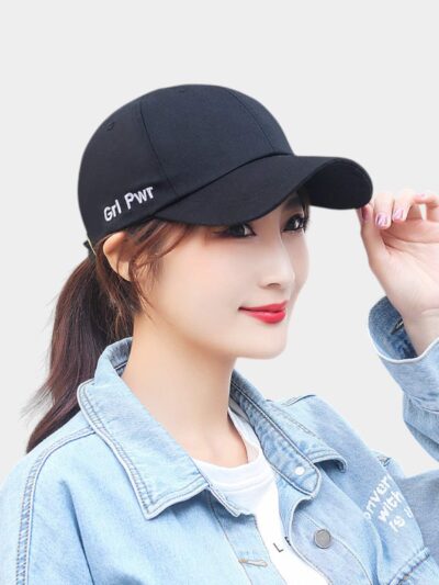Spring and Summer New Youth Student Baseball Cap Casual Men and Women Couple Sun Hat Soft Top Embroidered Letter Hat