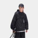 Unisex Regular Fit Windbreaker mit langen Ärmeln