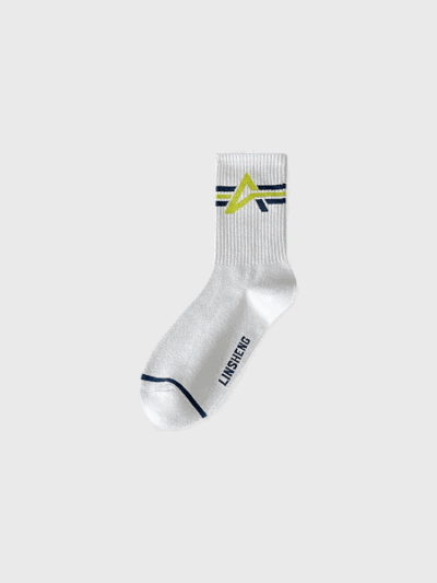 White Socks Teenage Male Students Cotton Deodorant Sports Socks Summer Thin 2024 New Explosions Basketball Socks