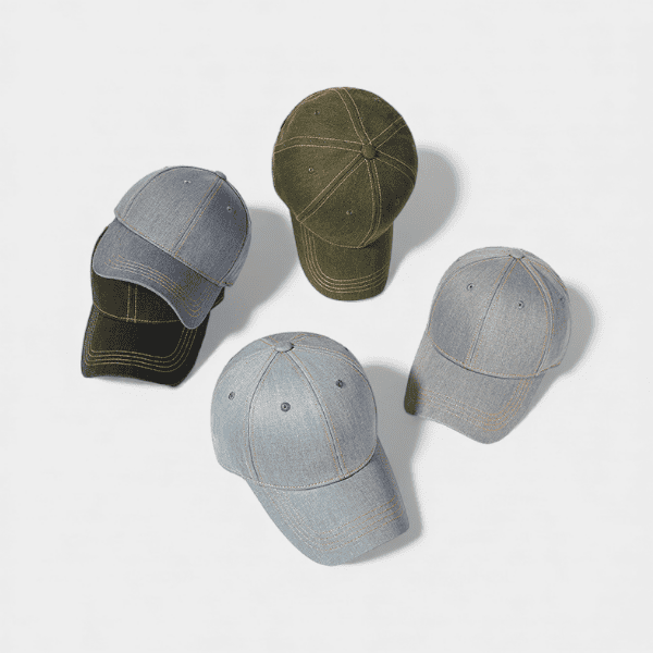 Spring and Summer new baseball cap Women's Fashion hard top men's peaked cap pure cotton all-match outdoor hat big brim casual hat