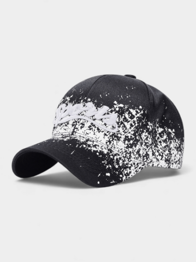 Spring New Trendy Baseball Cap Fashion Printing Paint Dot Sunscreen Sun Hat Men's and Women's Couple's Hat Summer