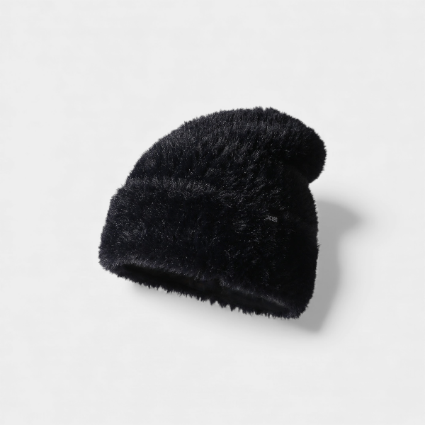 Women's woolen hat autumn and winter new solid color all-match knitted hat plush thick warm confinement hat fashion pile hat