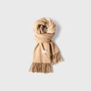 Winter new women's scarf wool blended warm neck protection scarf Maillard high-grade lengthened widened shawl