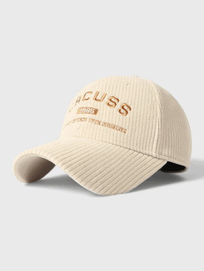 Autumn New hard top baseball cap for women in stock fleece-lined warm all-match peaked cap men's big brim face-looking small hat