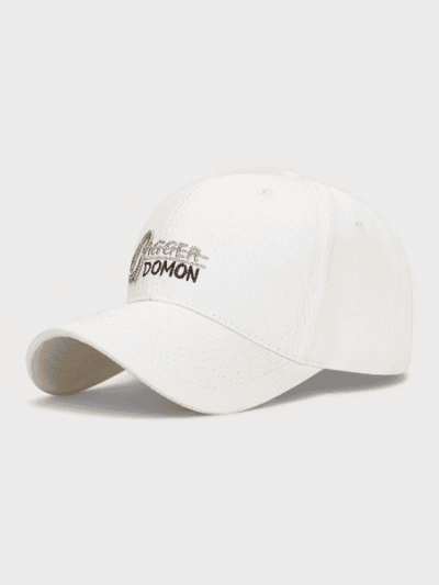 Spring and Autumn New embroidered letter peaked cap for women Korean style fashionable casual all-match sun-proof face-looking small baseball cap for men