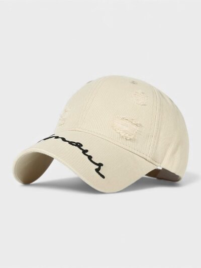 Autumn New Pure Cotton Soft Top Cap Men's Rick Embroidered Couple Baseball Cap Big Brim Face Small Casual Cap Women