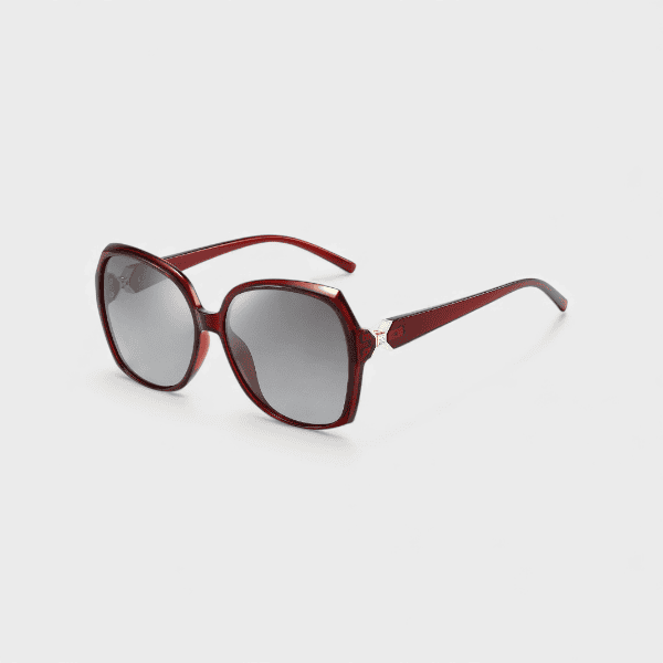 New women's diamond-embedded large frame glasses travel UV-proof polarized TR sunglasses fashion trendy sunglasses 6217