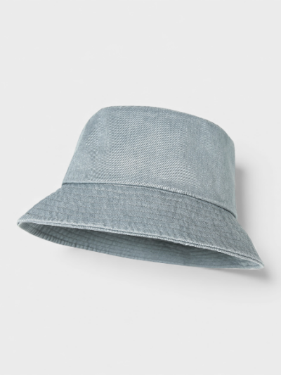 Spring and Summer Hat Women's Retro Washed Denim Fisherman Hat Outdoor Casual Sun Protection Hat Men's Fashionable Foldable Basin Hat