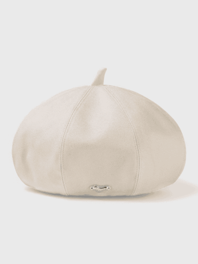 Advanced Atmosphere Metal Label Solid Color Bailey Hat Little Red Book Blogger Planter Grass Korean Literary Retro Painter Hat