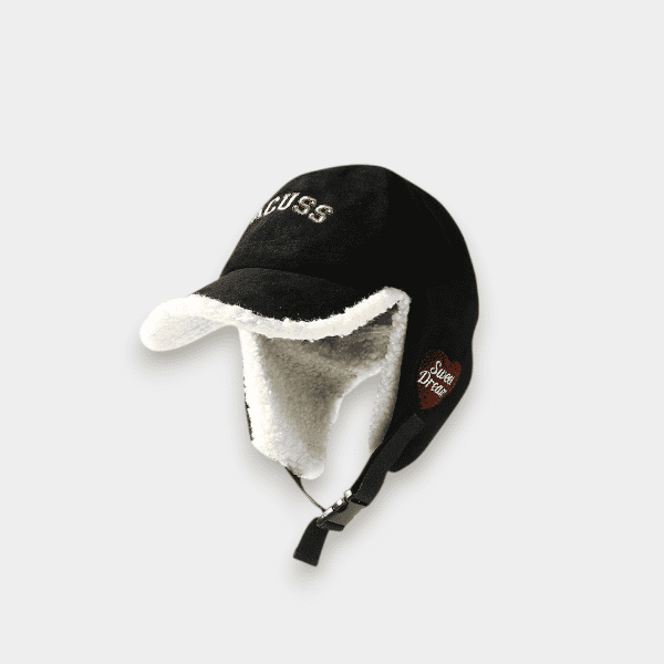 Winter new fleece-lined Lei Feng hat women's outdoor riding windproof cold-proof earmuffs thickened warm teddy velvet ski hat