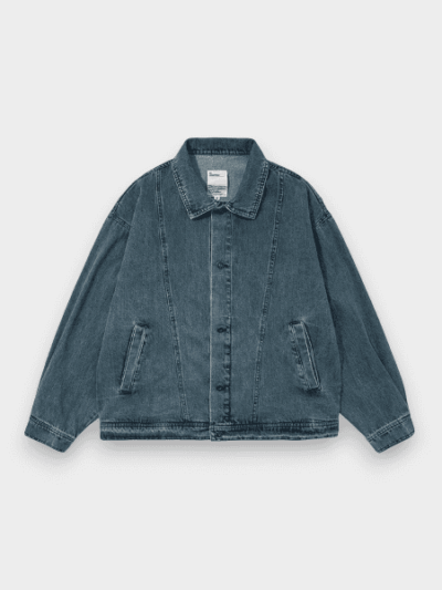 American Style Heavy Old Washed Denim Jacket Simple Design Sense Casual All-match Top Jacket