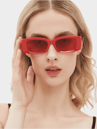 Autumn 2024 New European and American Personality Small Frame Sunglasses Women's High Sense Punk Fashion All-match Sunscreen Sunglasses