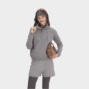 Damen Strickpullover mit langen Ärmeln und normaler Passform