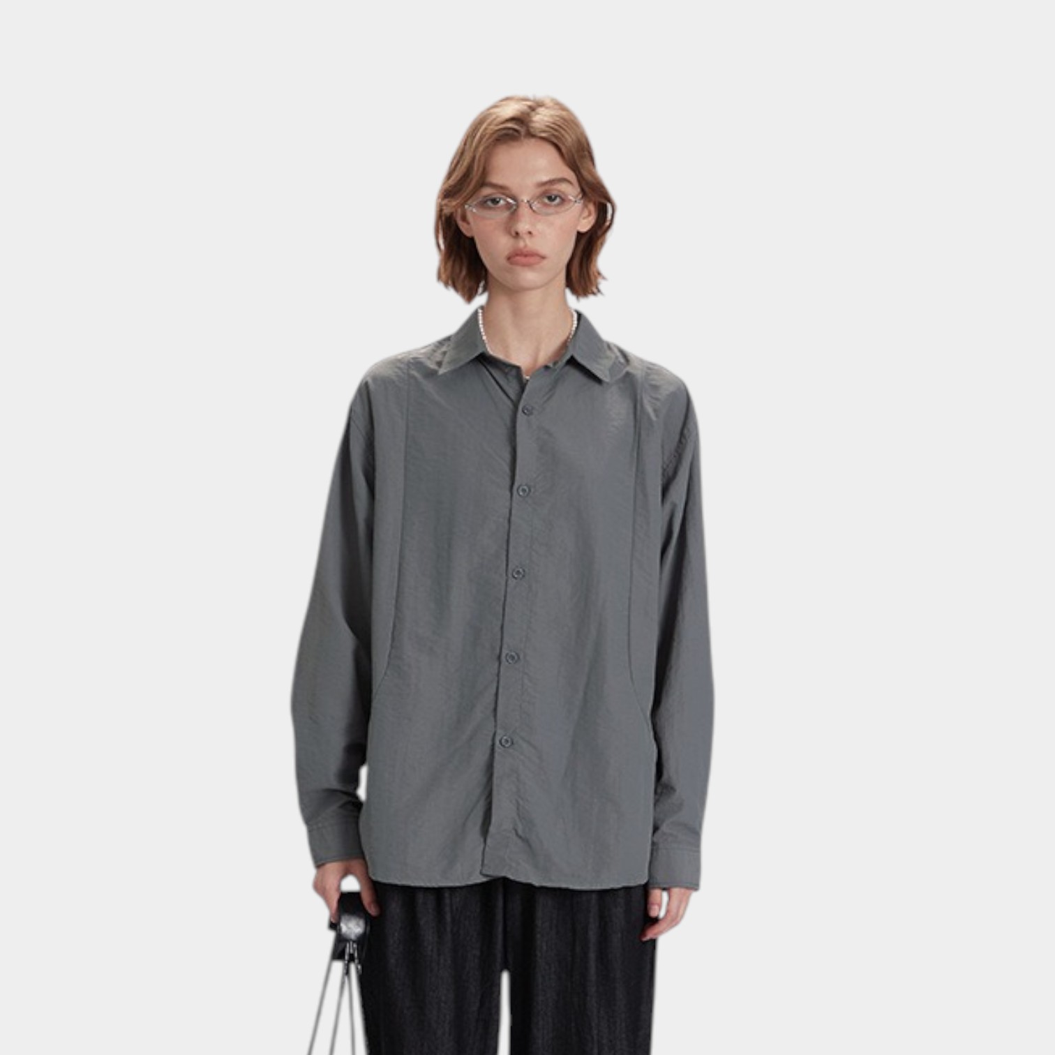 Damen Oversize Langarm Freizeitshirt