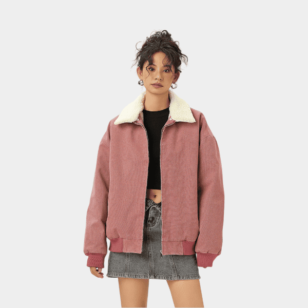 Damen Bomberjacke mit langen Ärmeln und normaler Passform – Bild 5