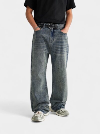 Herren Jeans mit Relaxed Fit/Loose Fit