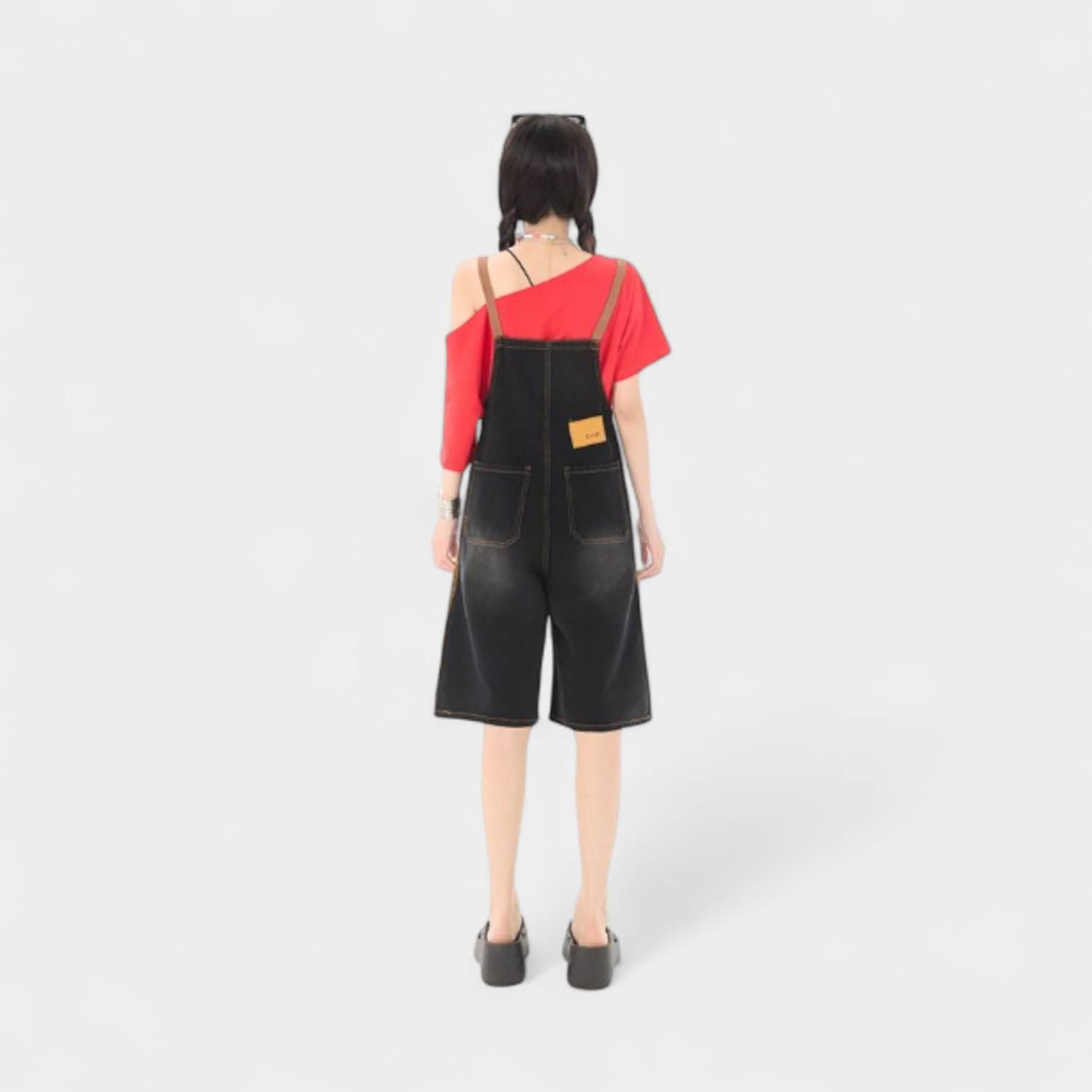 Damen Latzhose mit Relaxed Fit/Lockere Passform – Bild 3