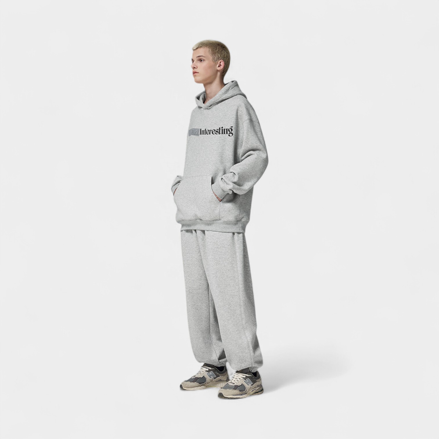 Herren Hoodie mit Textdruck und langen Ärmeln – Bild 3