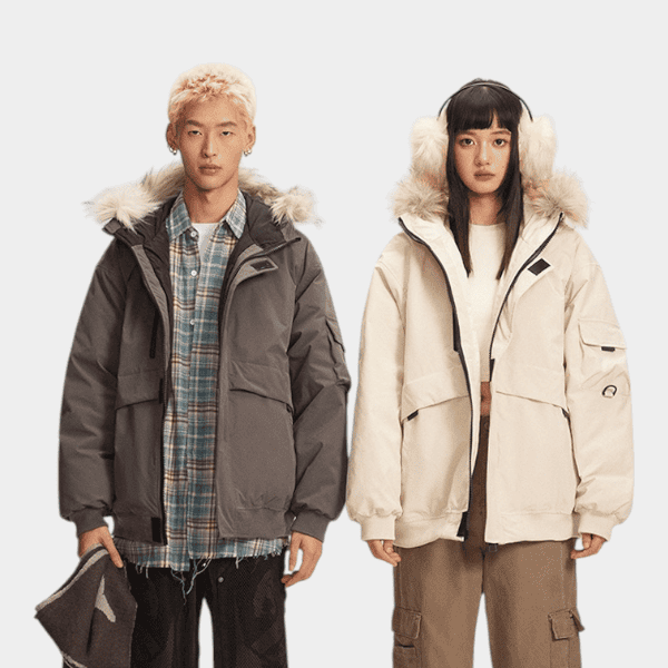 Unisex Oversized Parka mit langen Ärmeln