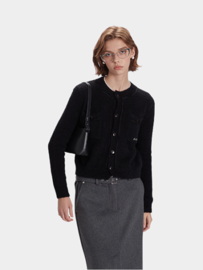 Damen Strickpullover mit langen Ärmeln und normaler Passform