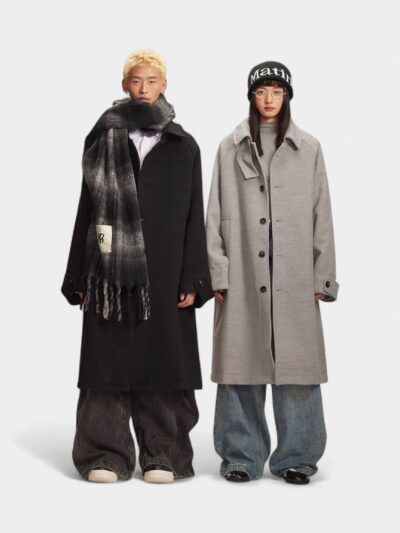 Unisex Oversized Mantel mit langen Ärmeln