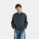 Herren Hemd mit Karomuster, lange Ärmel, Freizeit