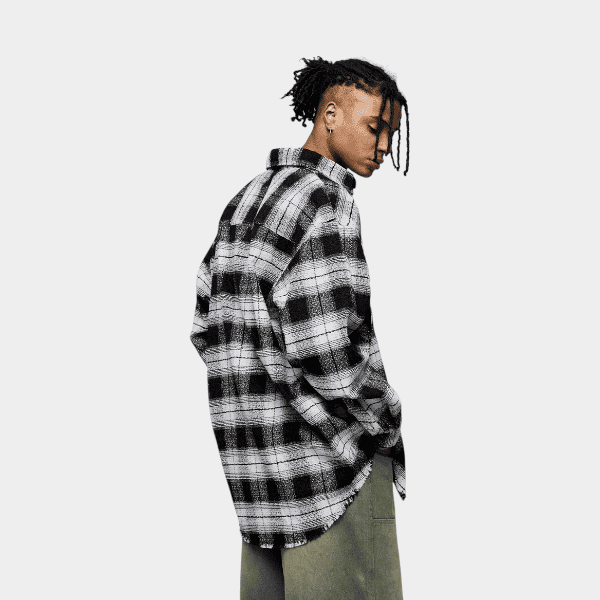 Herren Hemd mit Karomuster, lange Ärmel, Freizeit – Bild 6