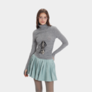 Damen Slim Fit Langarm T-Shirt