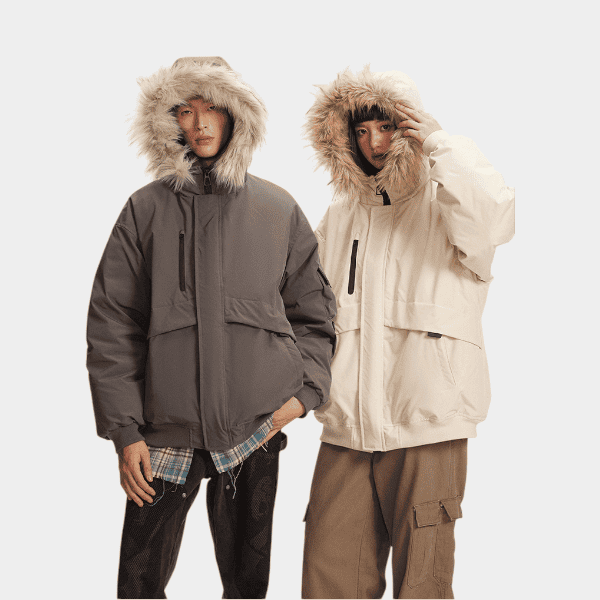 Unisex Oversized Parka mit langen Ärmeln – Bild 4