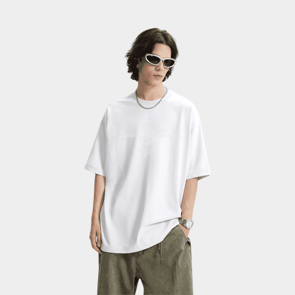 Herren T-Shirt mit Textdruck und kurzen Ärmeln – Bild 5