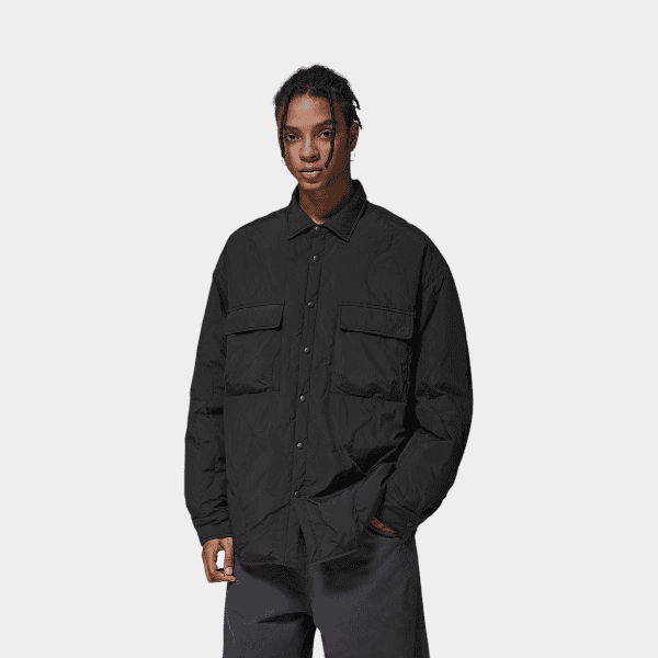 Herren Regular Fit Langarm Steppjacke