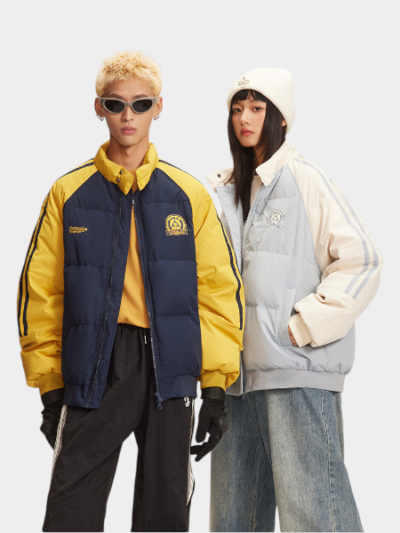 Unisex Regular Fit Langarm Steppjacke