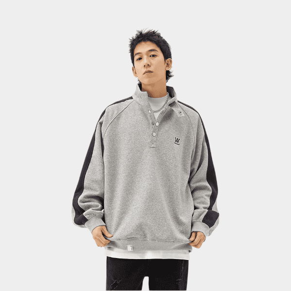 Herren Regular Fit Langarm Sweatshirt