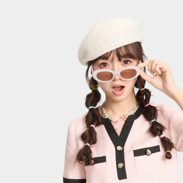 Damen Baskenmütze mit Karomuster – Bild 3