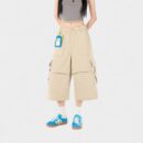 Damen Cargo Shorts mit Relaxed Fit/Lockere Passform