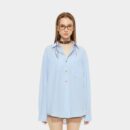 Gestreiftes Damen Langarm Freizeithemd