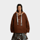 Damen Oversize Langarm Hoodie