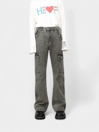 Men's Text print Cargo Pants